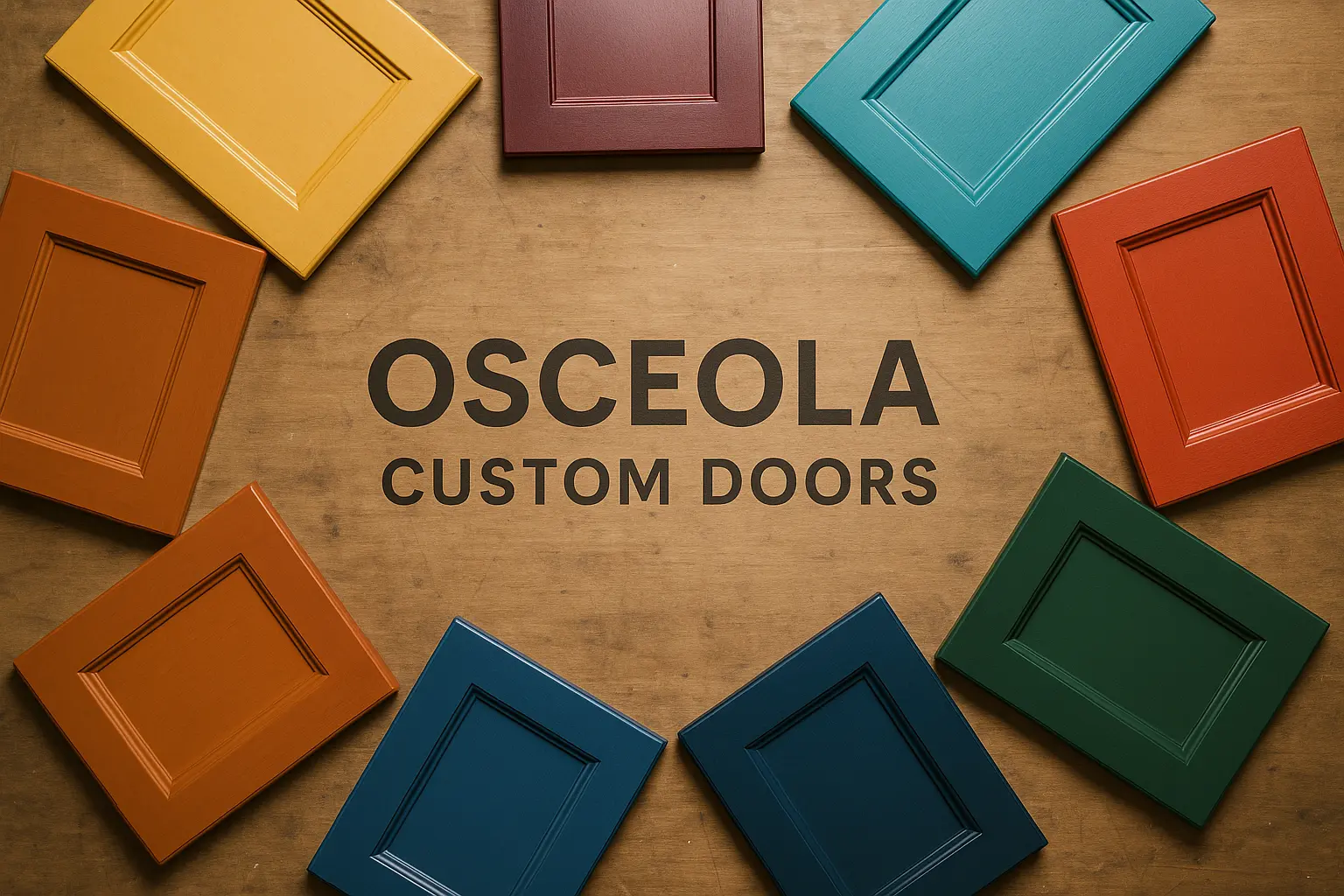 Cabinet Door Refinishing Example